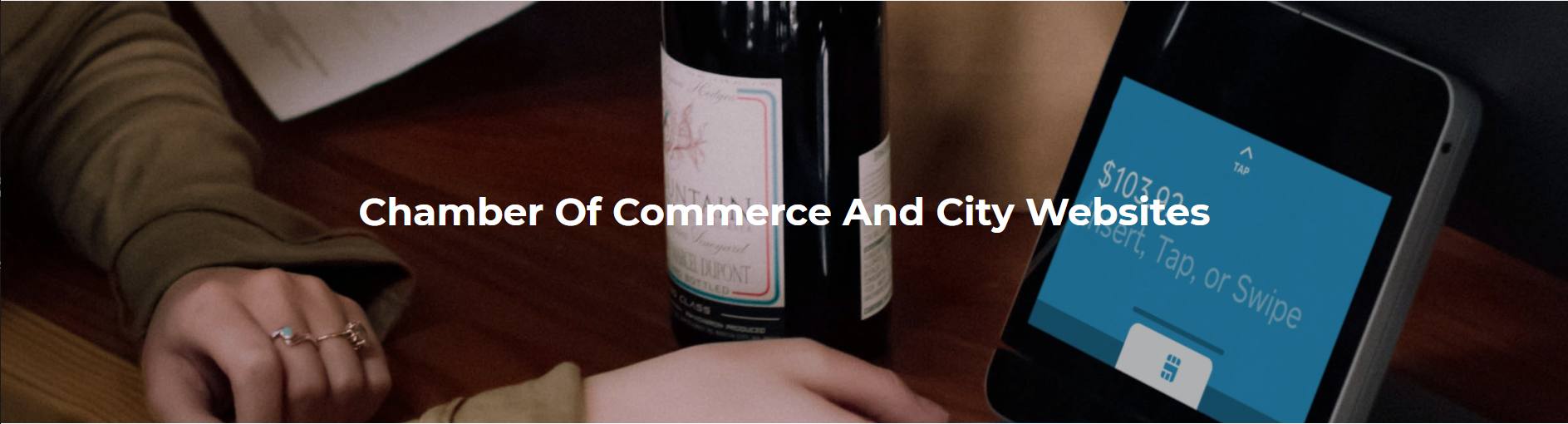 Chamber Of Commerce And City Websites header image.