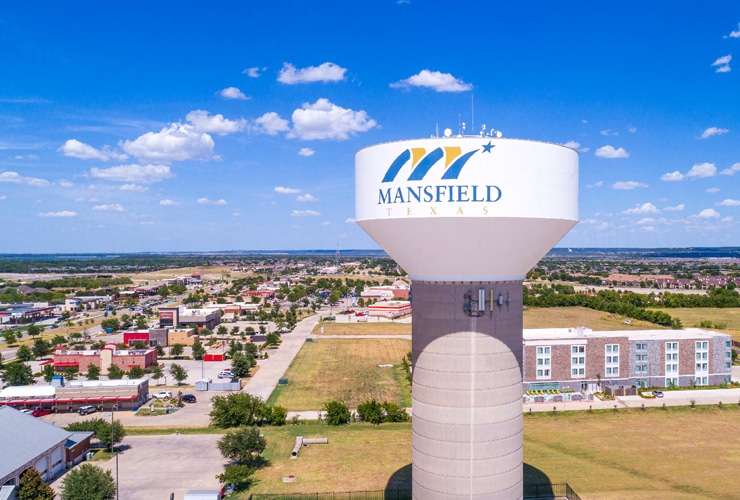 Mansfield water tower