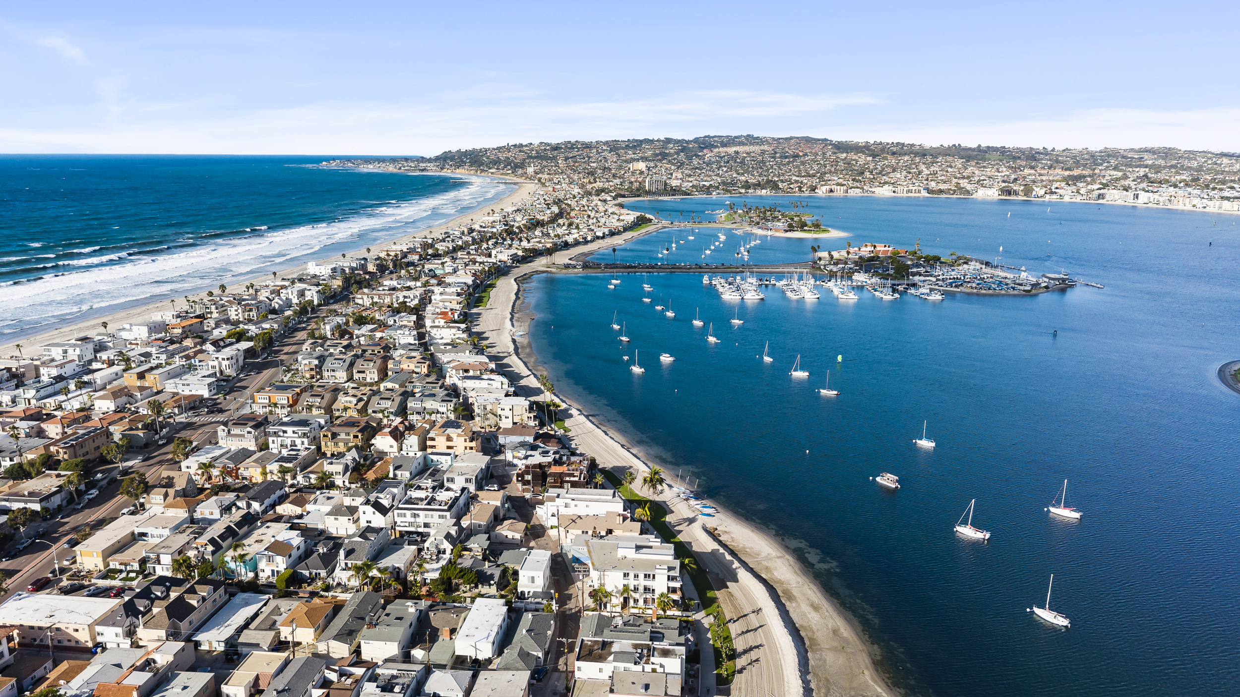 Mission Beach Aerial 