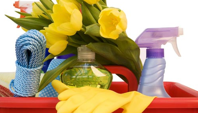 Spring Cleaning With Kids header image.