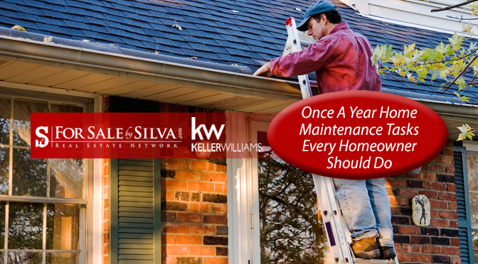 Once A Year Home Maintenance Tasks Every Homeowner Should Do header image.