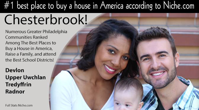 Numerous Greater Philadelphia Communities Ranked Among The Best Places to Buy a House in America, Raise a Family, Live and Best School Districts! header image.