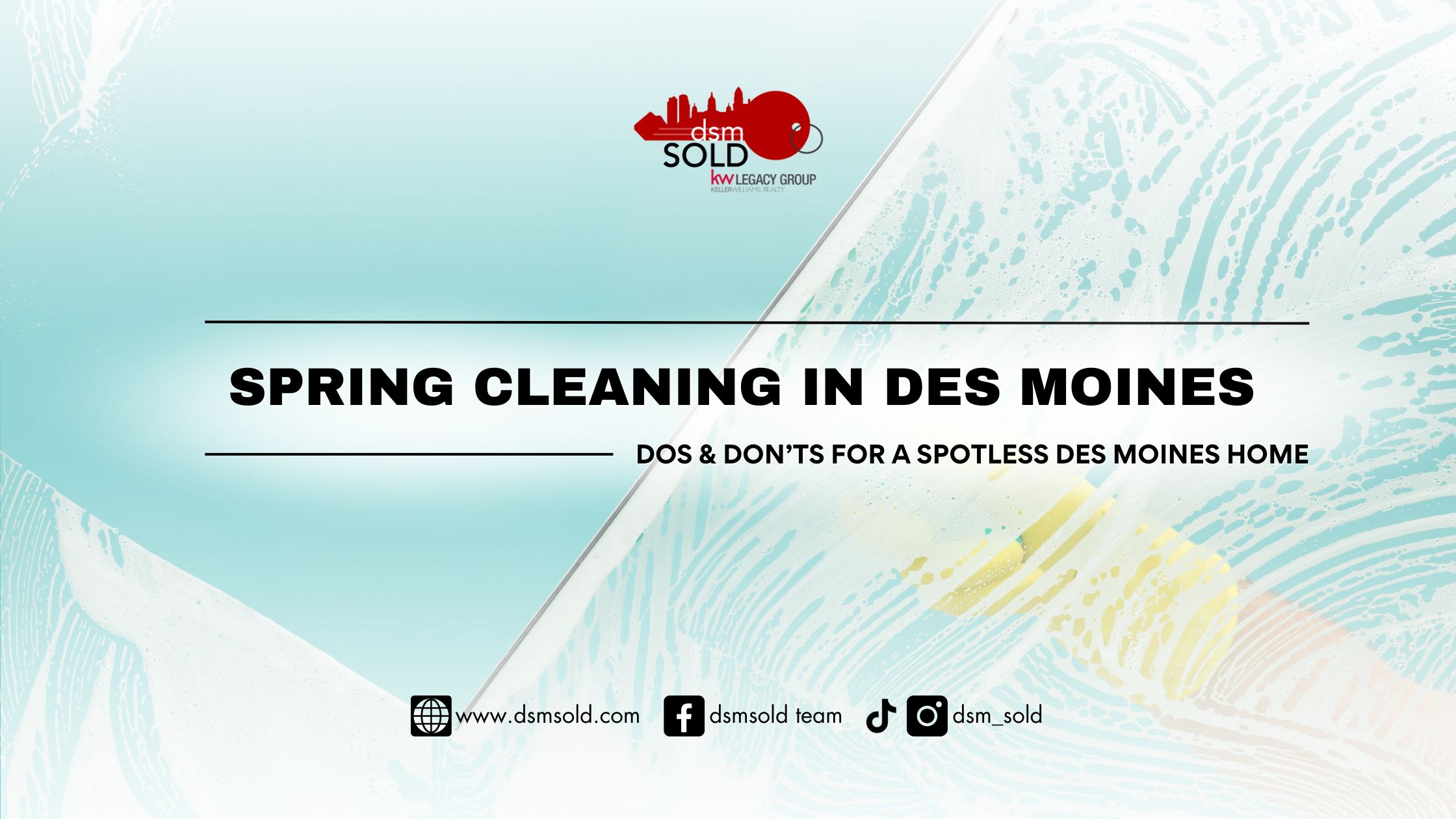 Spring Cleaning in Des Moines: Dos & Don’ts for a Spotless Des Moines Home header image.