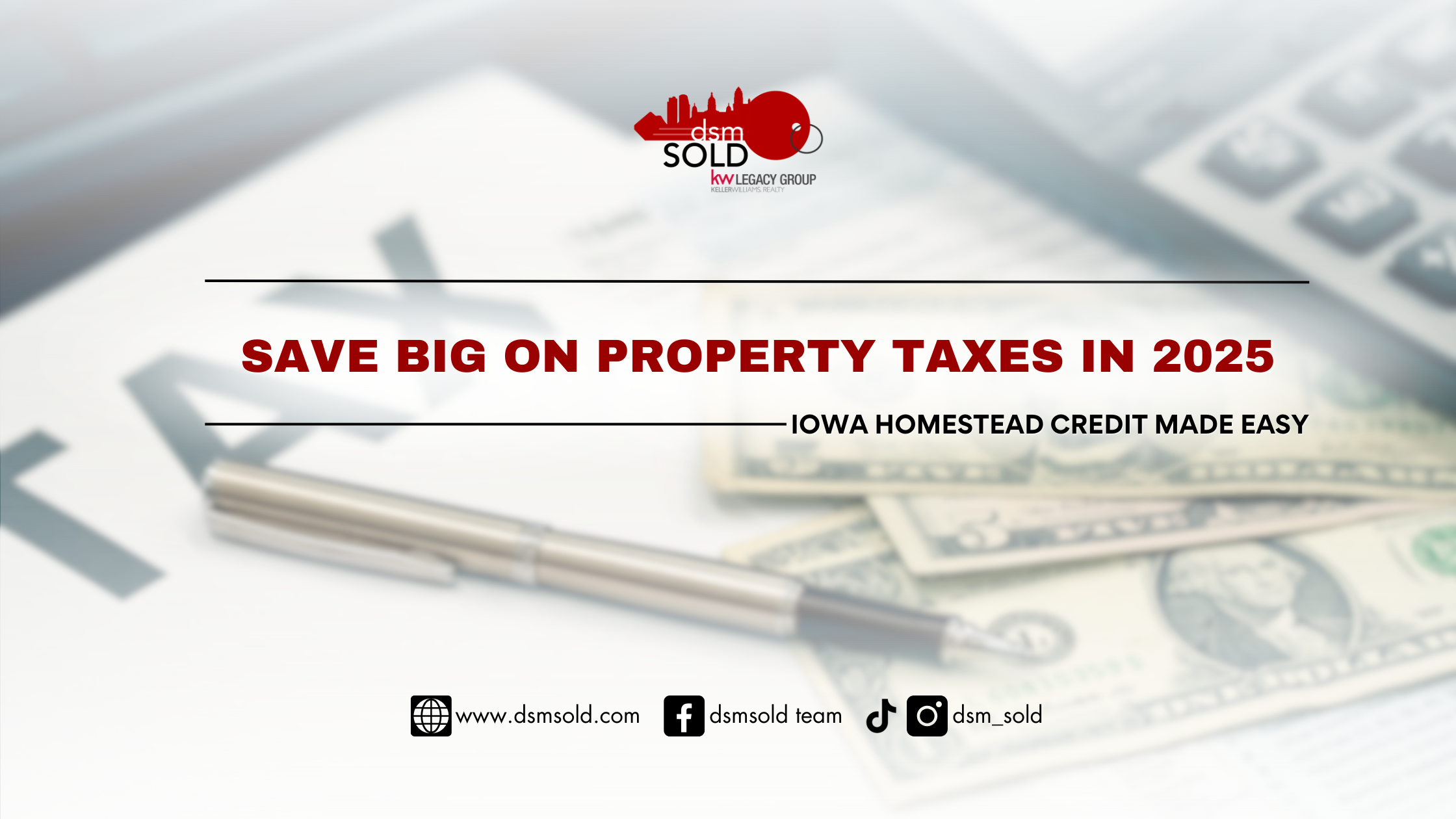 Save Big on Property Taxes in 2025: Iowa Homestead Credit Made Easy header image.