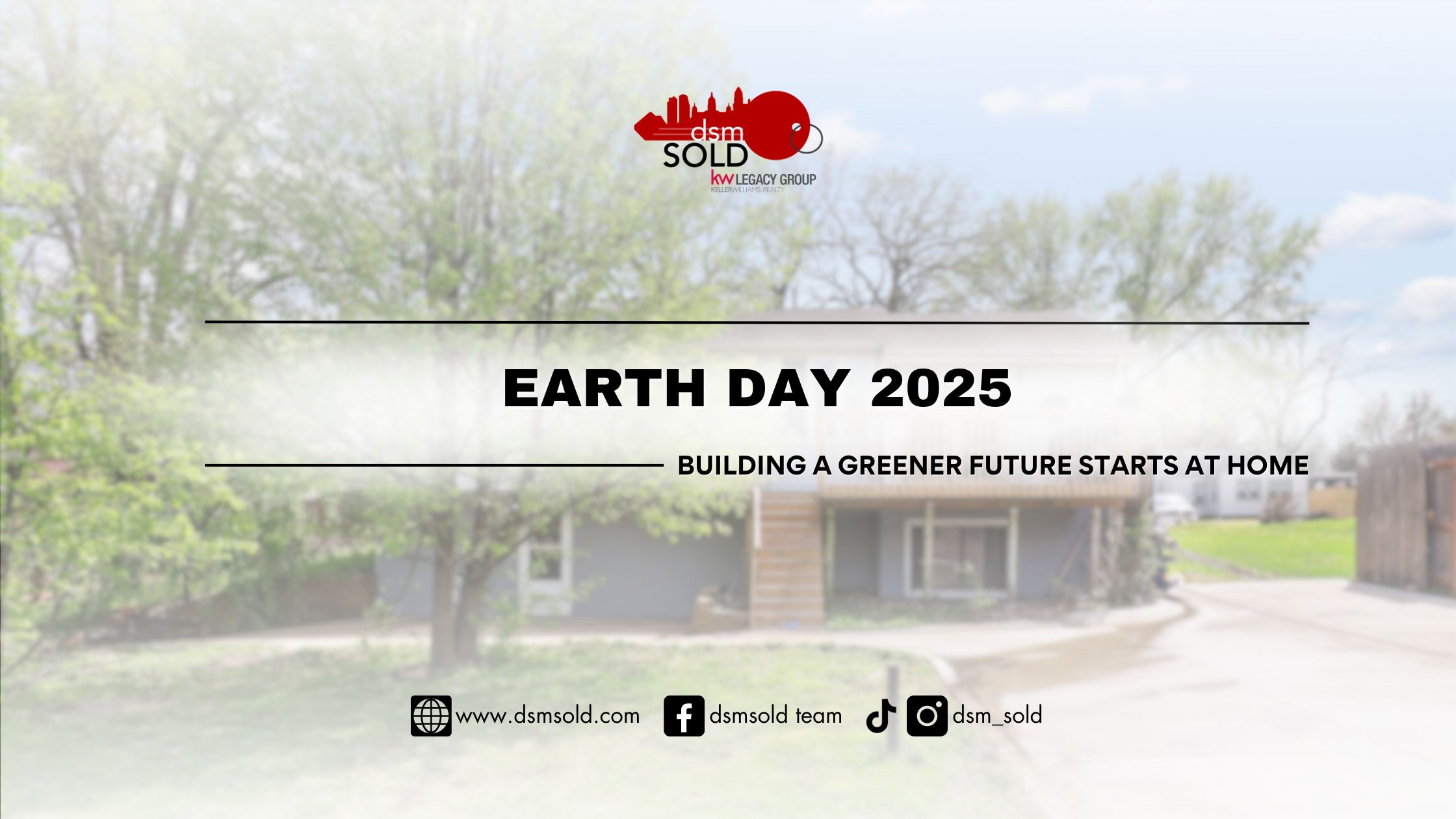 Earth Day 2025: Building a Greener Future Starts at Home header image.