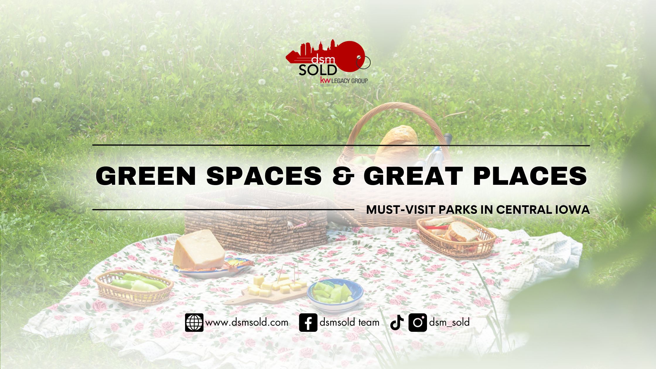 Green Spaces & Great Places: Must-Visit Parks in Central Iowa header image.