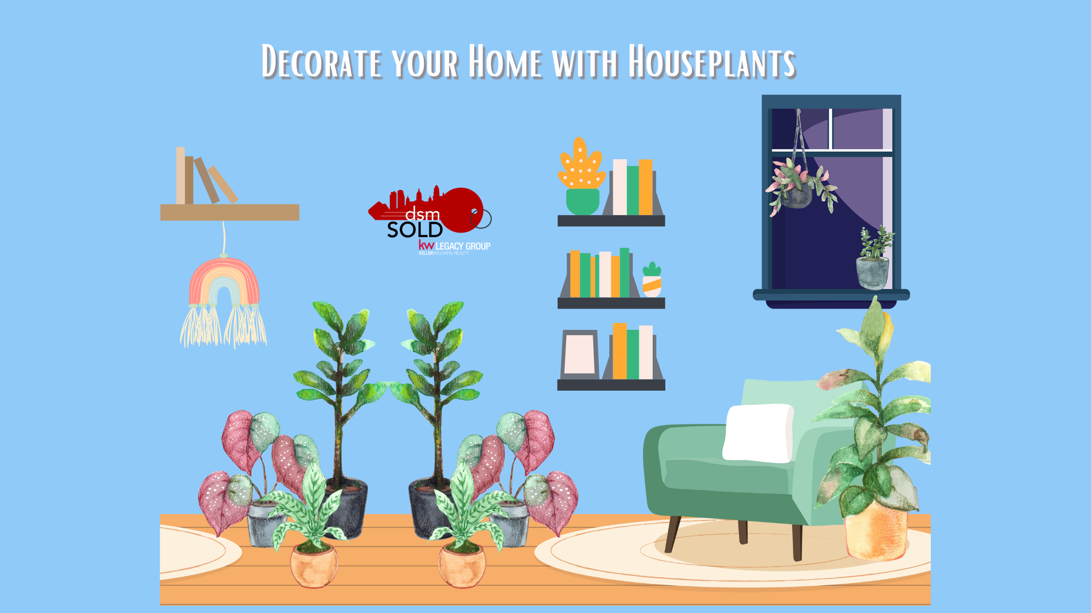 Decorate your Home with Houseplants header image.