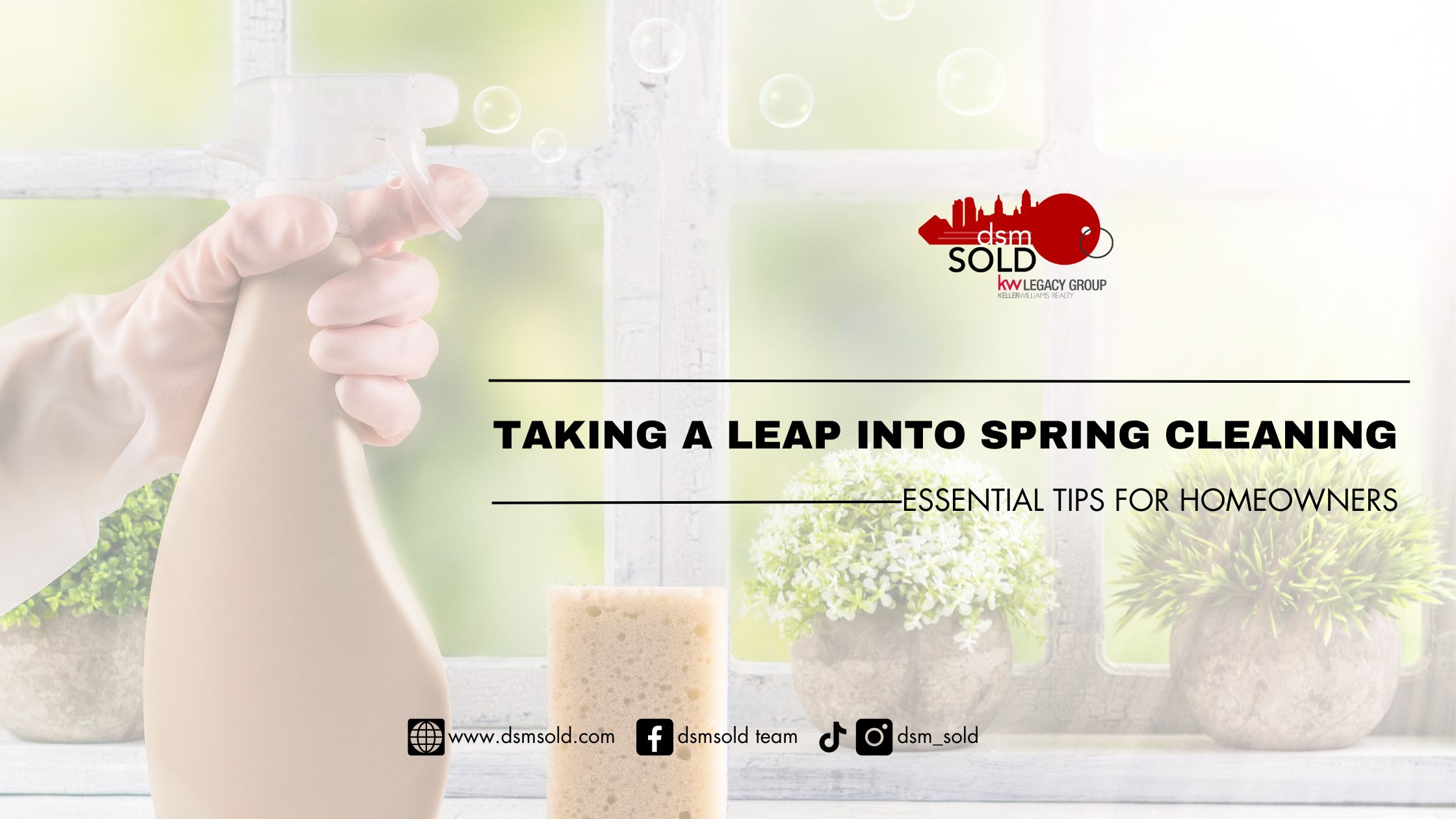 Taking a Leap into Spring Cleaning: Essential Tips for Homeowners header image.