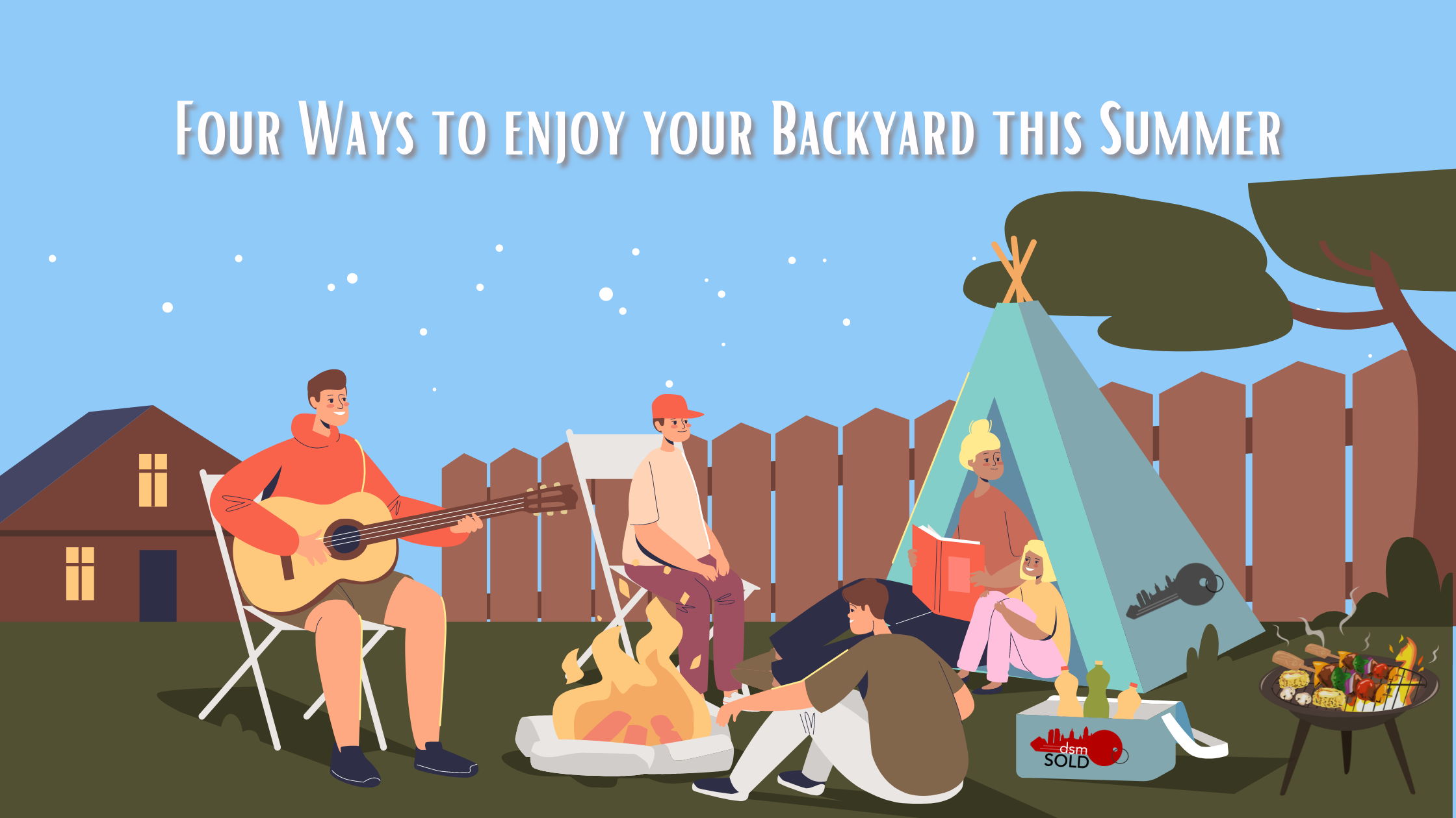 Four Ways to enjoy your Backyard this Summer header image.