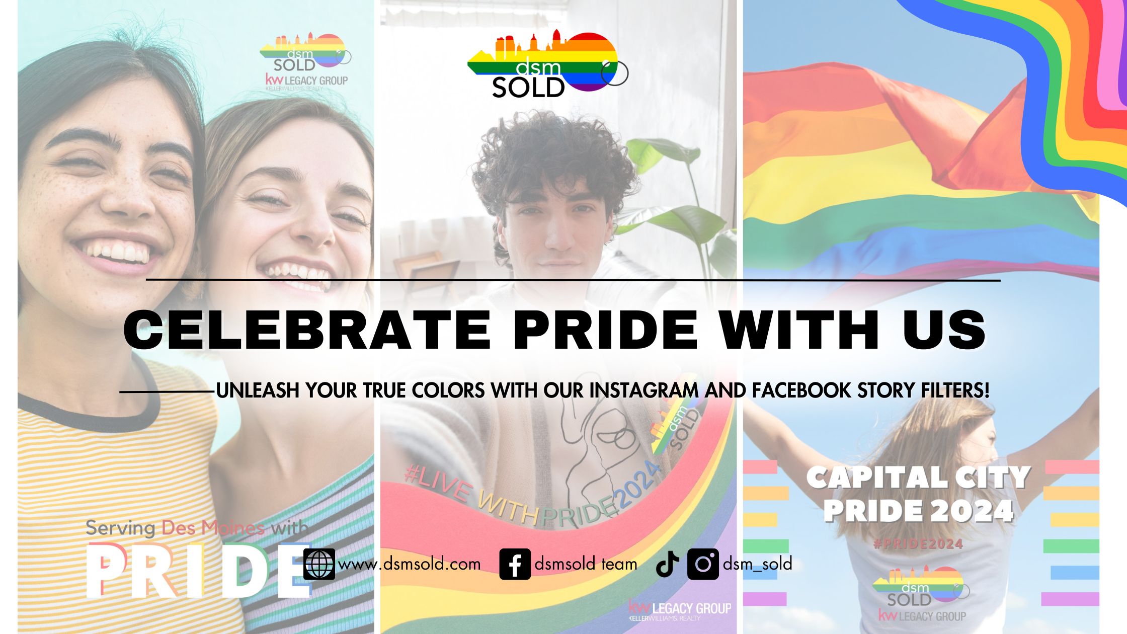 Celebrate Pride with Us: Unleash Your True Colors with Our Instagram and Facebook Story Filters! header image.