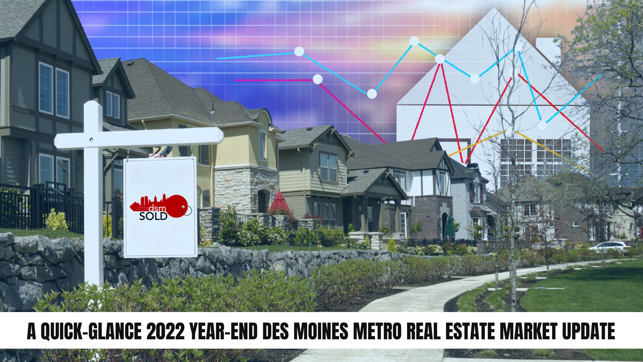 A Quick-Glance 2022 Year-End Des Moines Metro Real Estate Market Update header image.