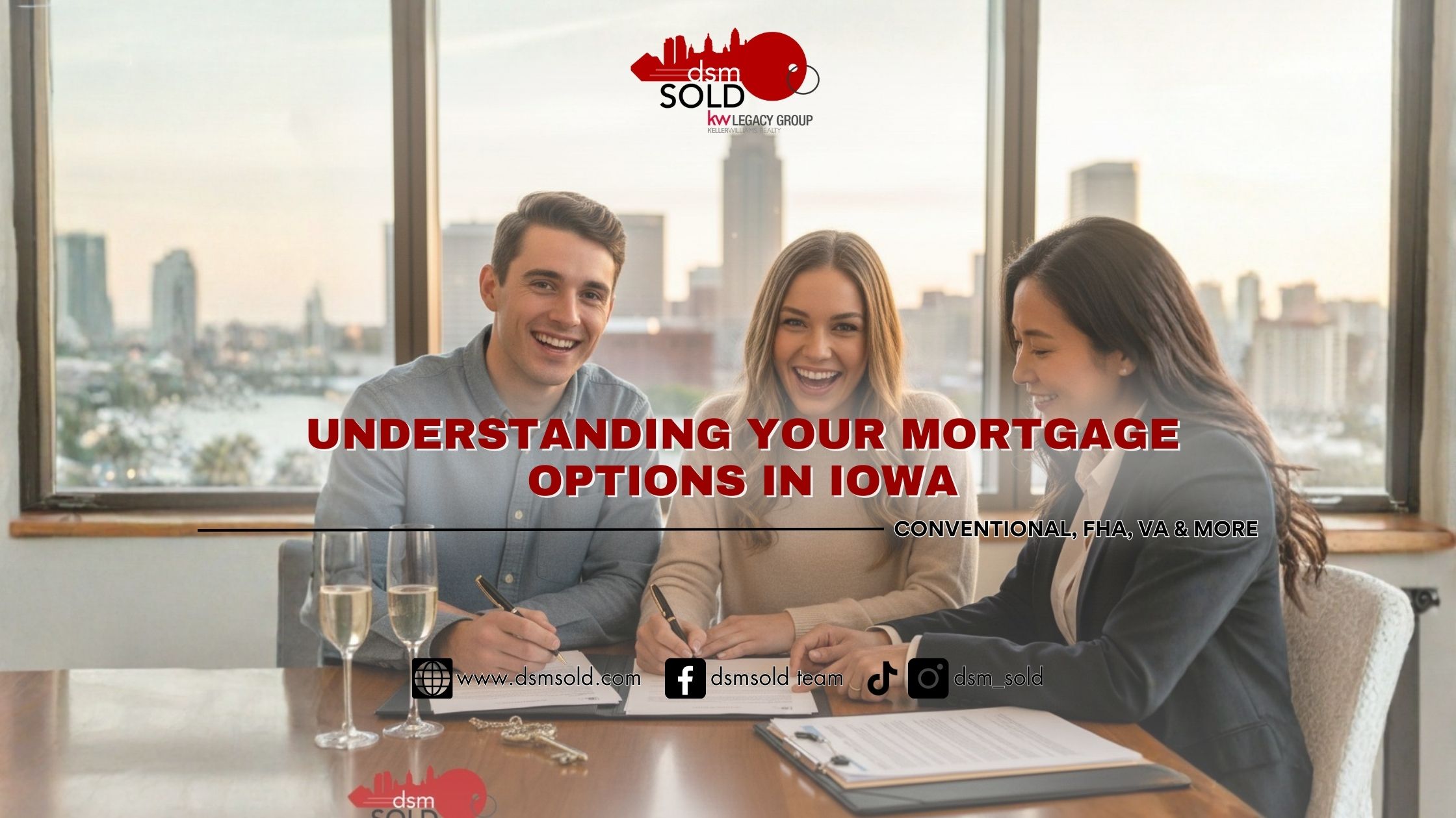 Understanding Your Mortgage Options in Iowa: Conventional, FHA, VA & More header image.