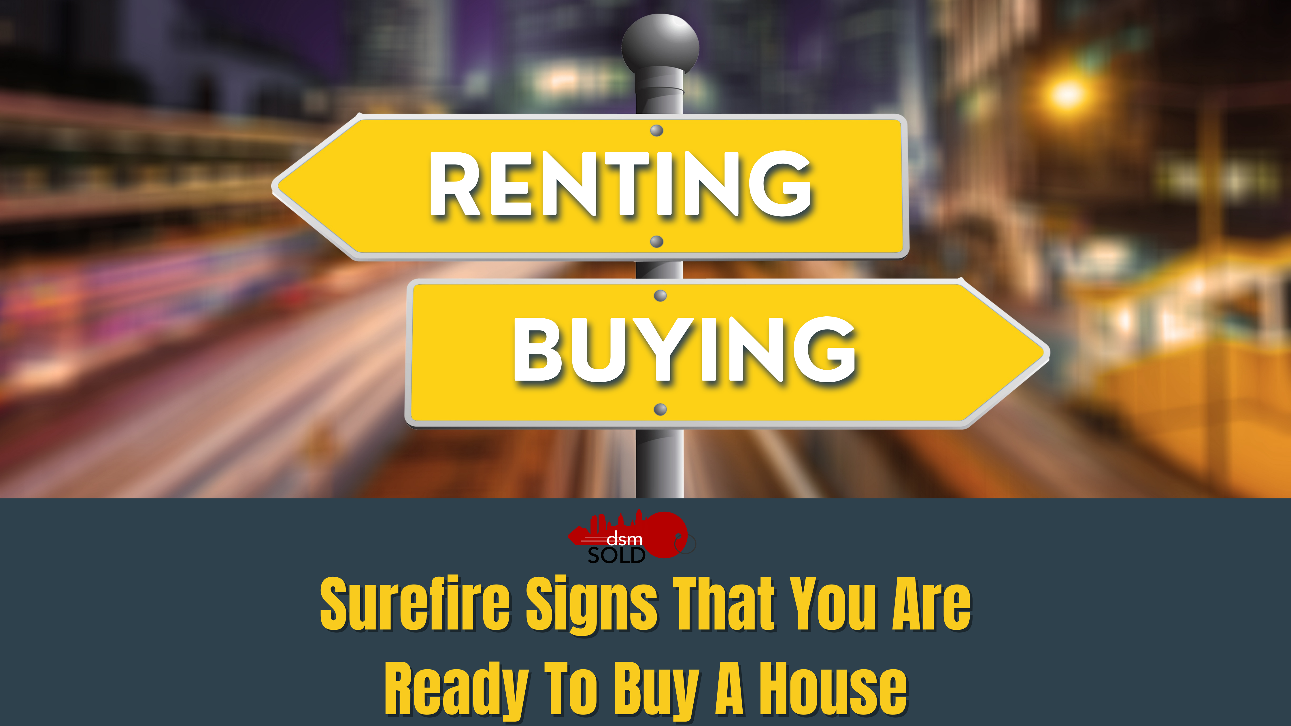 Surefire Signs That You Are Ready To Buy A House header image.