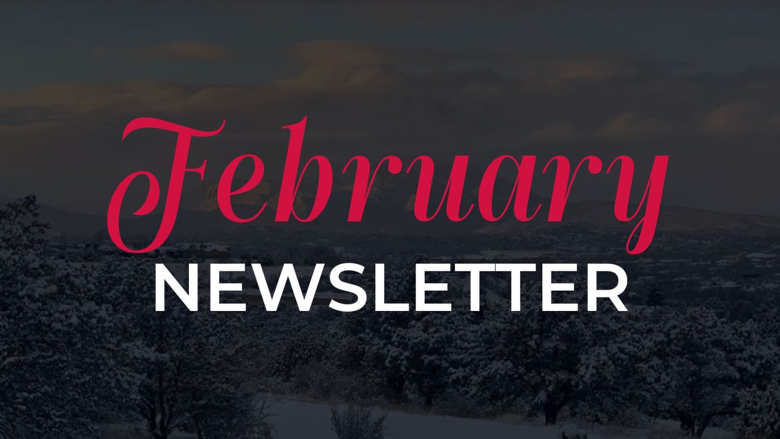February 2023 Newsletter header image.