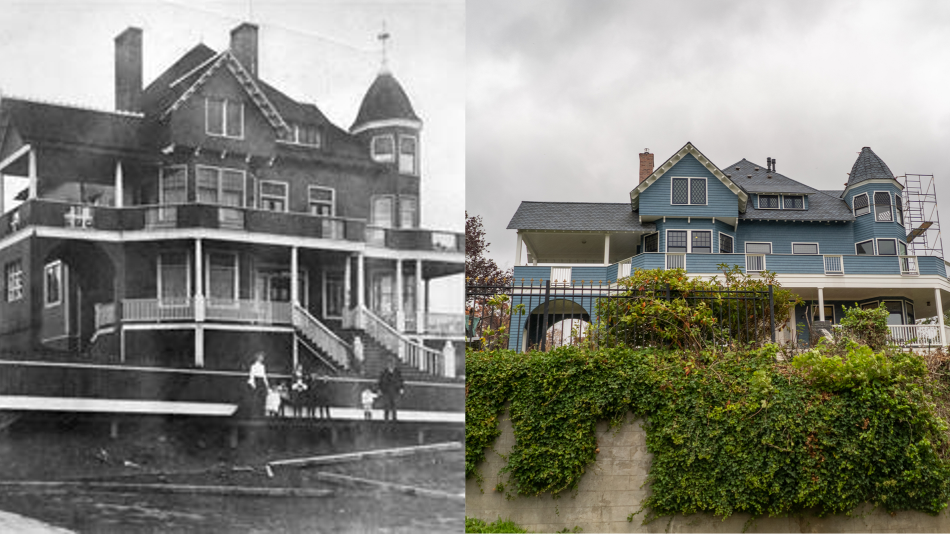 Bellingham Then & Now: Wardner's Castle header image.