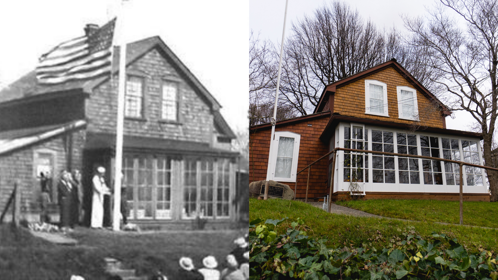 Bellingham Then & Now: George E. Pickett House header image.