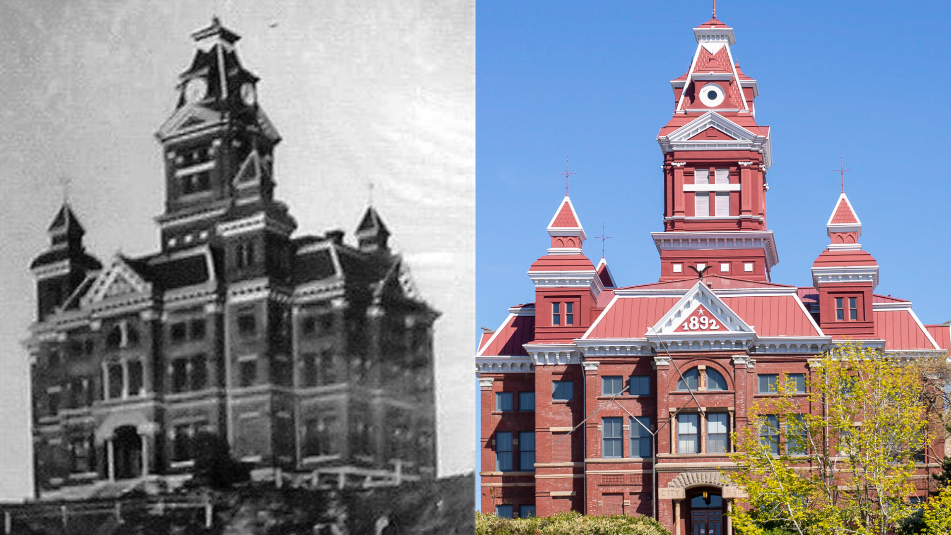 Bellingham Then & Now: Old City Hall (Whatcom Museum) header image.