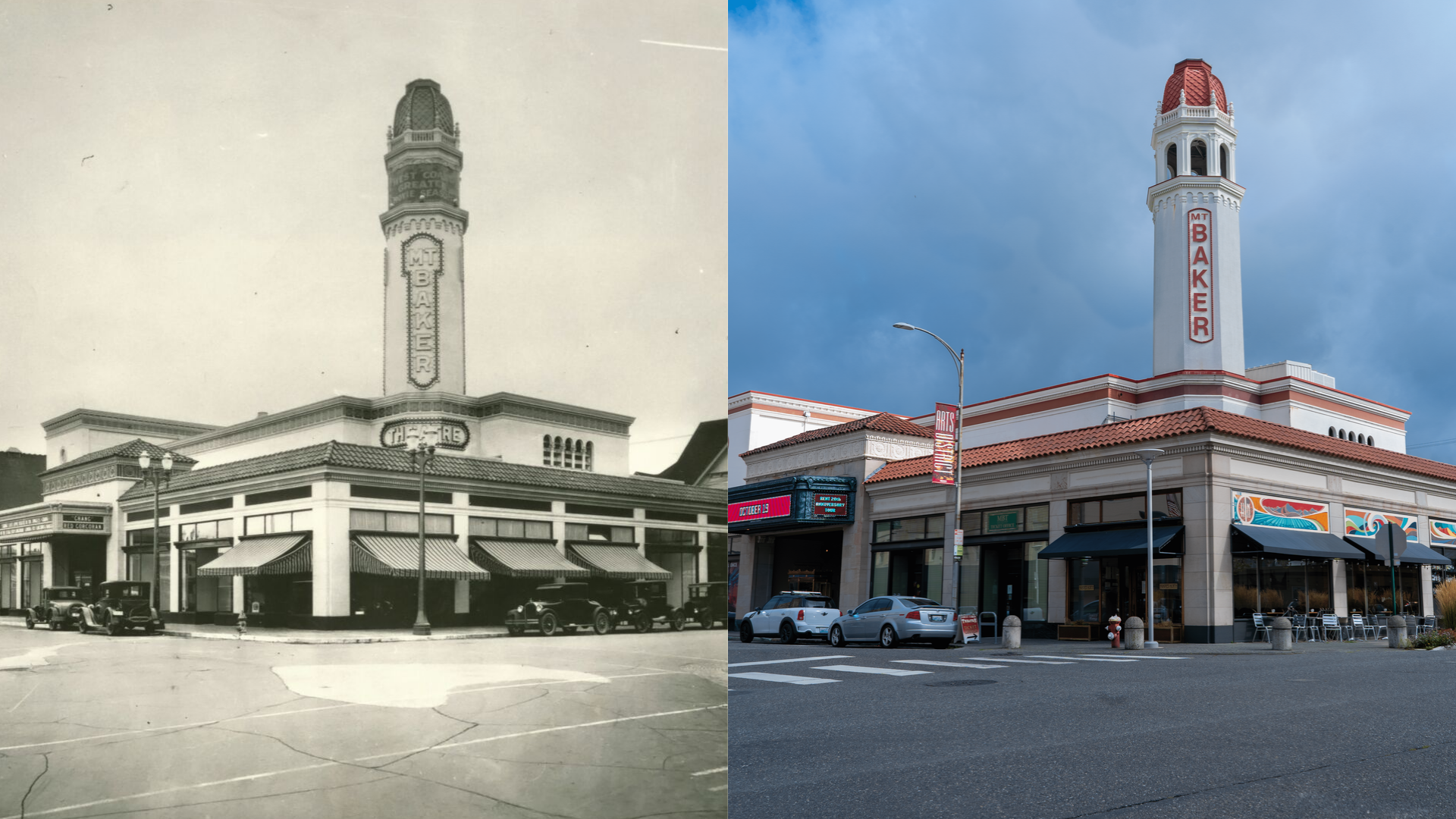Bellingham Then & Now: The Mount Baker Theatre header image.