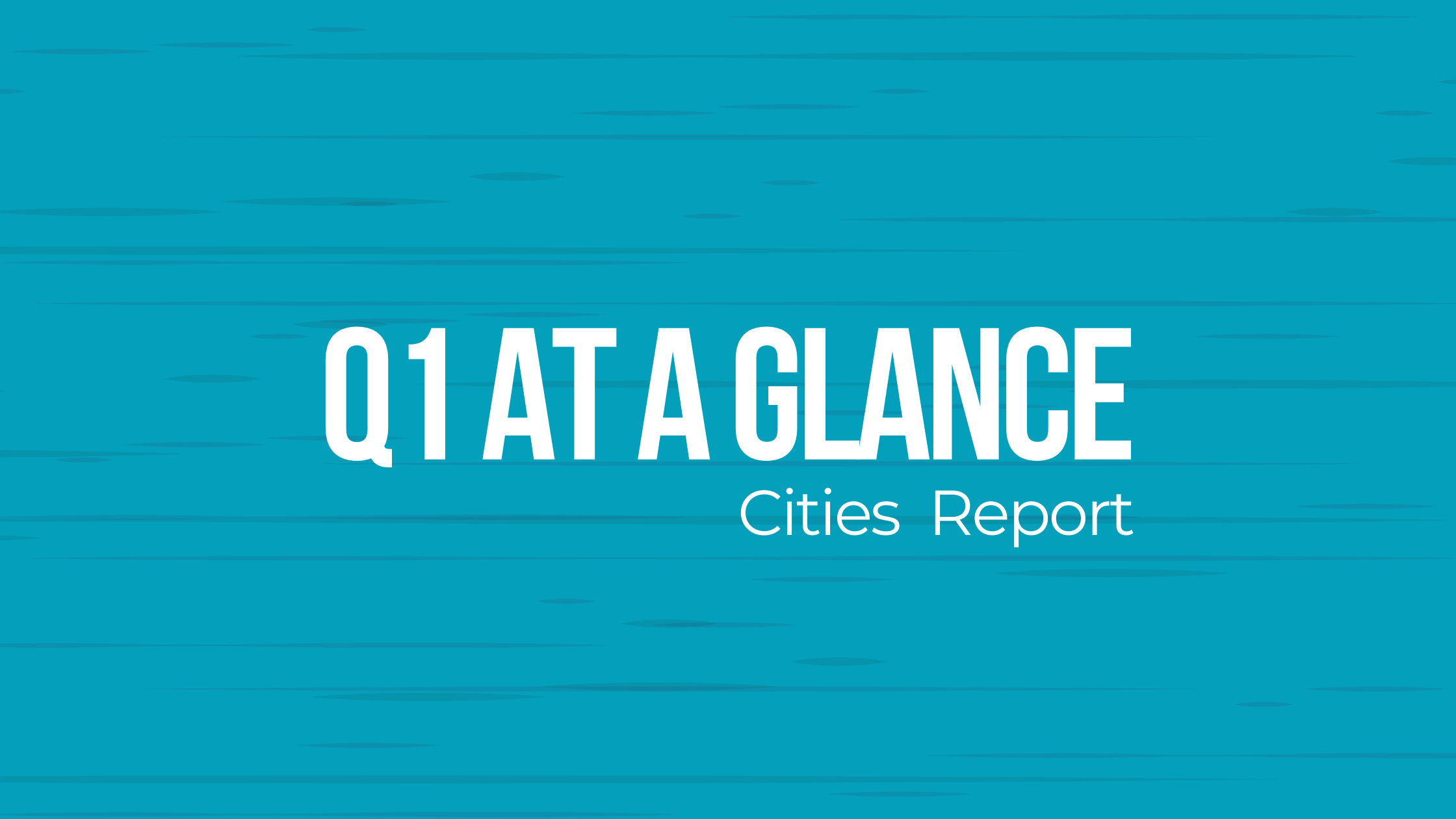 Cities Report header image.