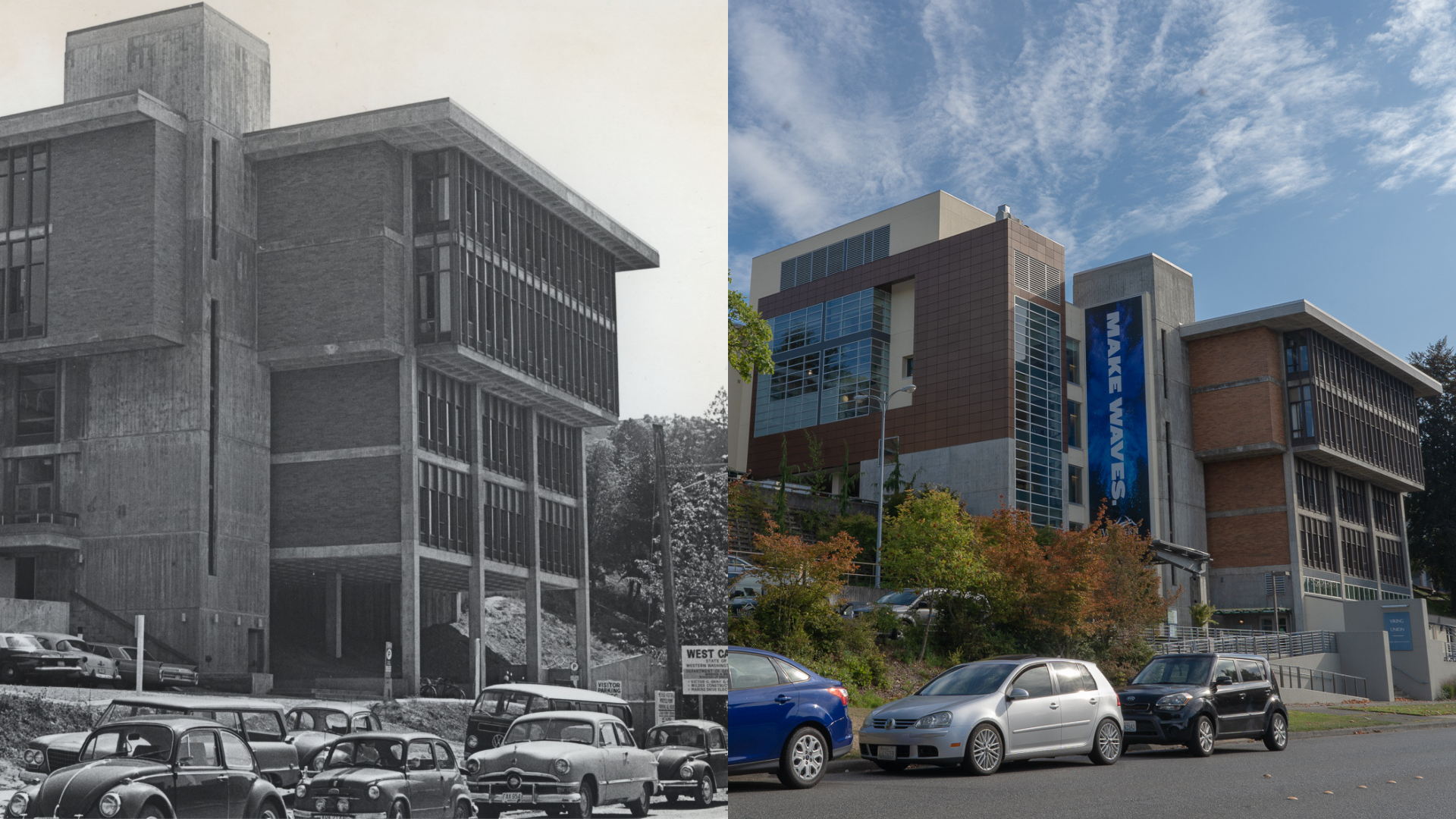Bellingham Then & Now: Viking Union header image.