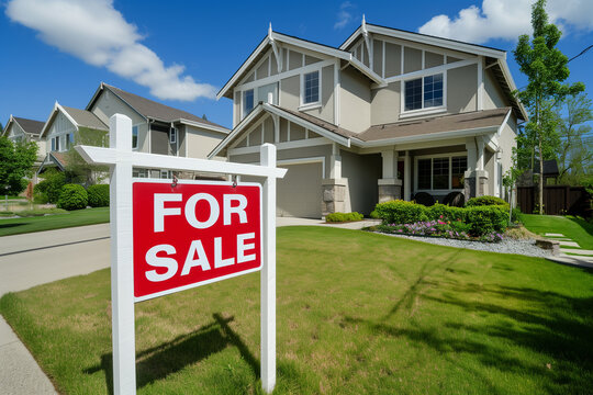 Charming home for sale with a 'For Sale' sign in the front yard, symbolizing opportunity in the Phoenix housing market