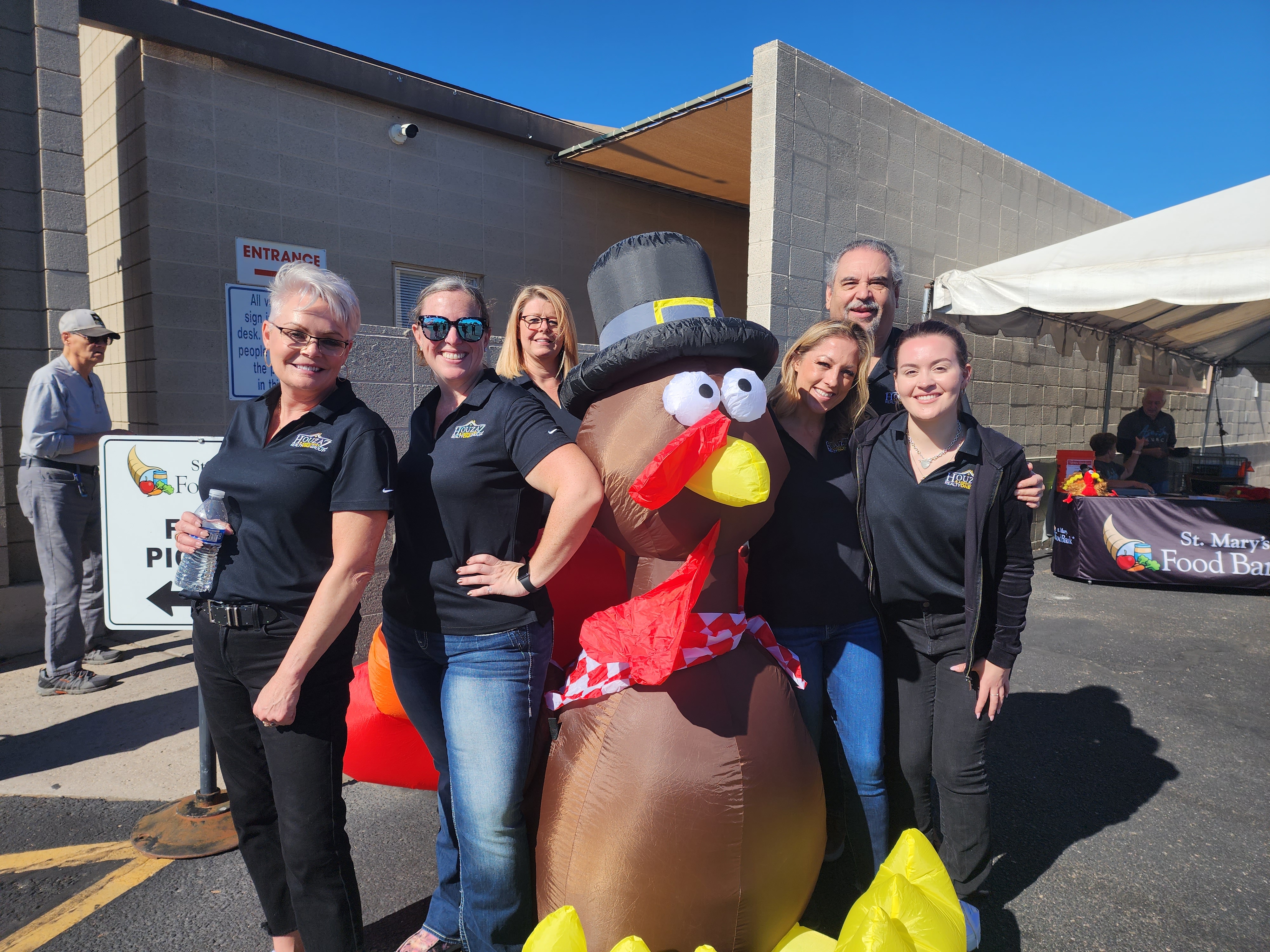 Giving Back - St. Mary's Food Bank header image.