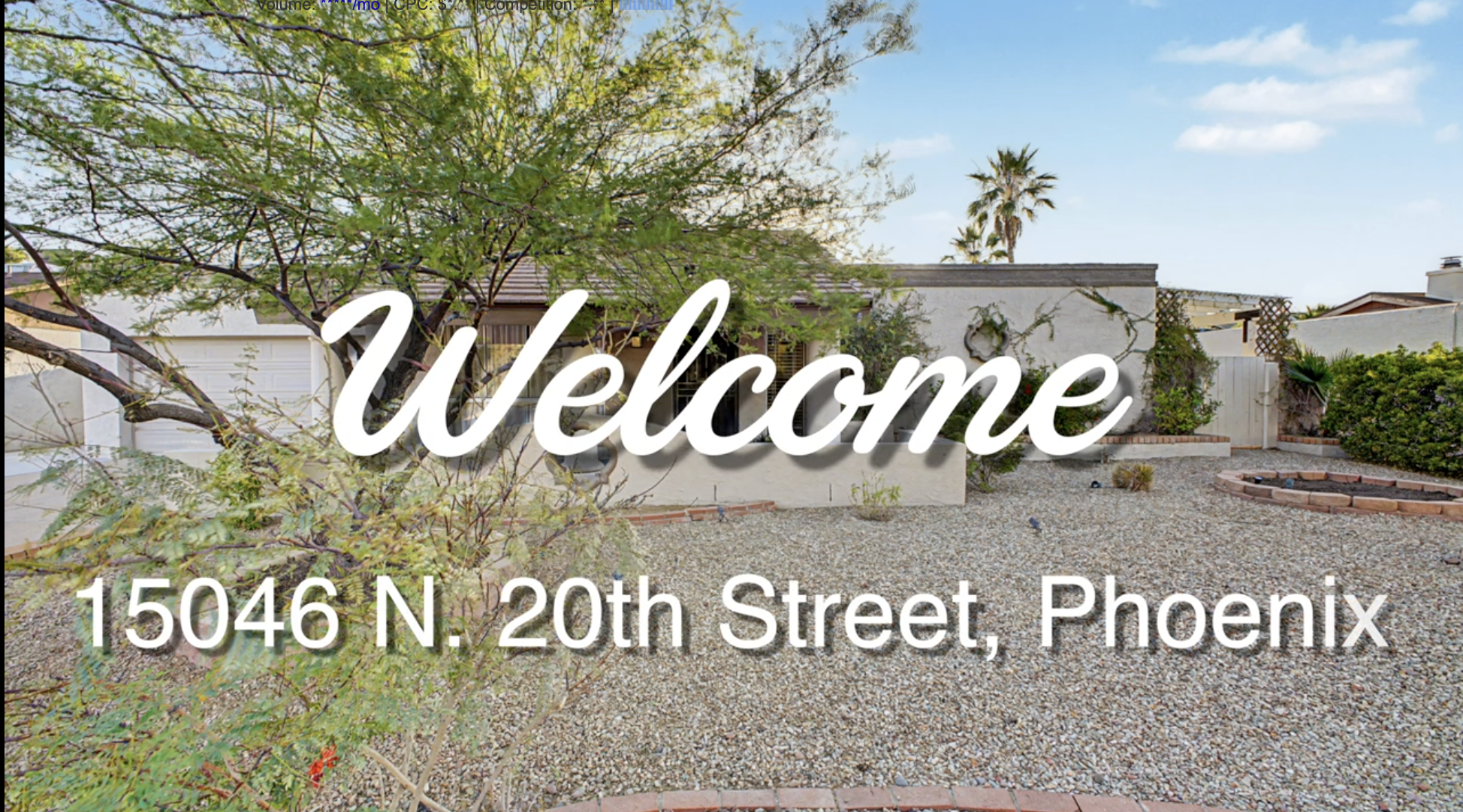 Your Private Desert Oasis in North Phoenix | 15046 N 20th St header image.