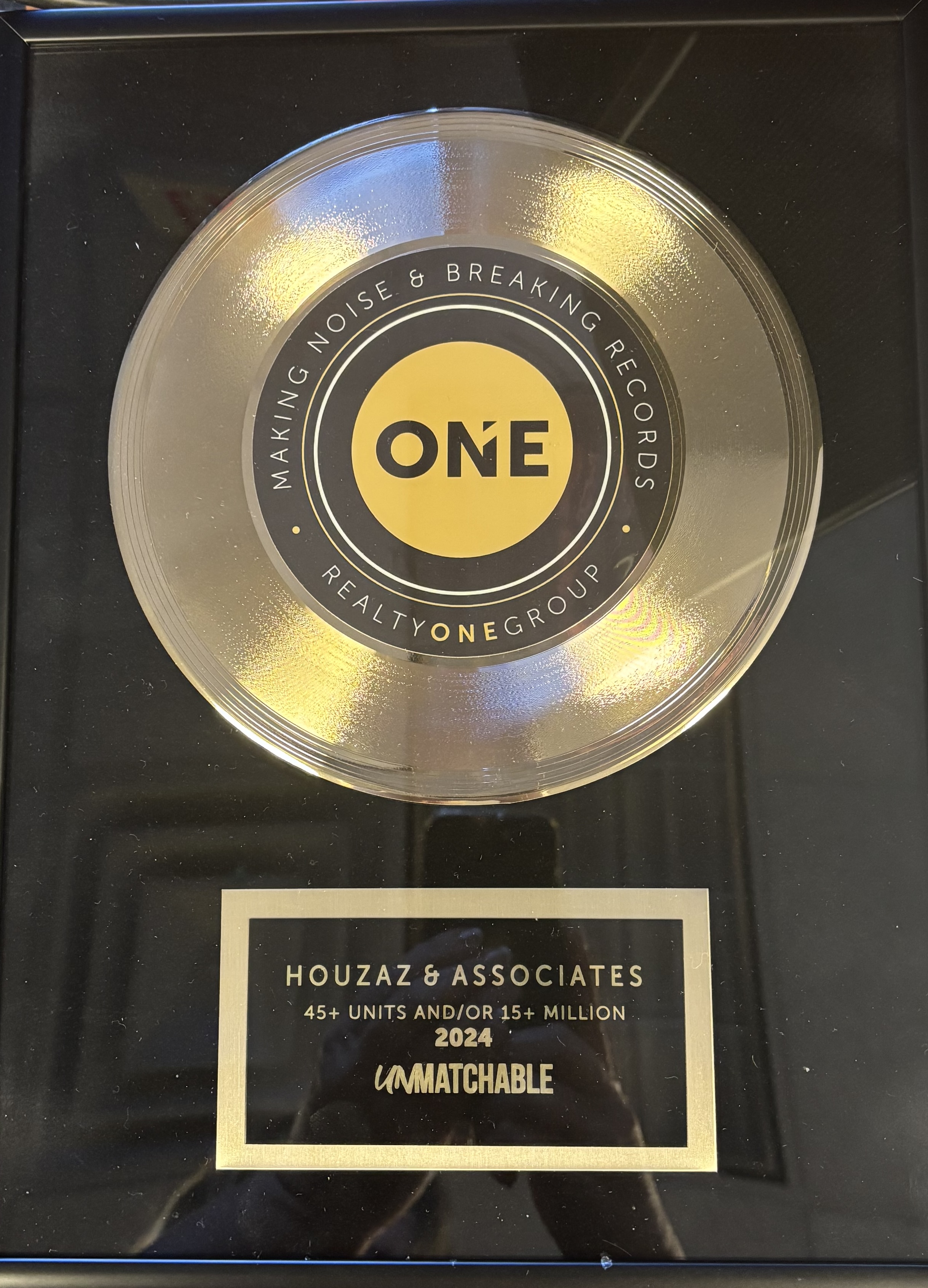 HouzAZ & Associates Wins Prestigious Unmatchable ONE Award header image.