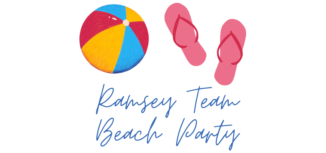 2025 Beach Party Invitation header image.