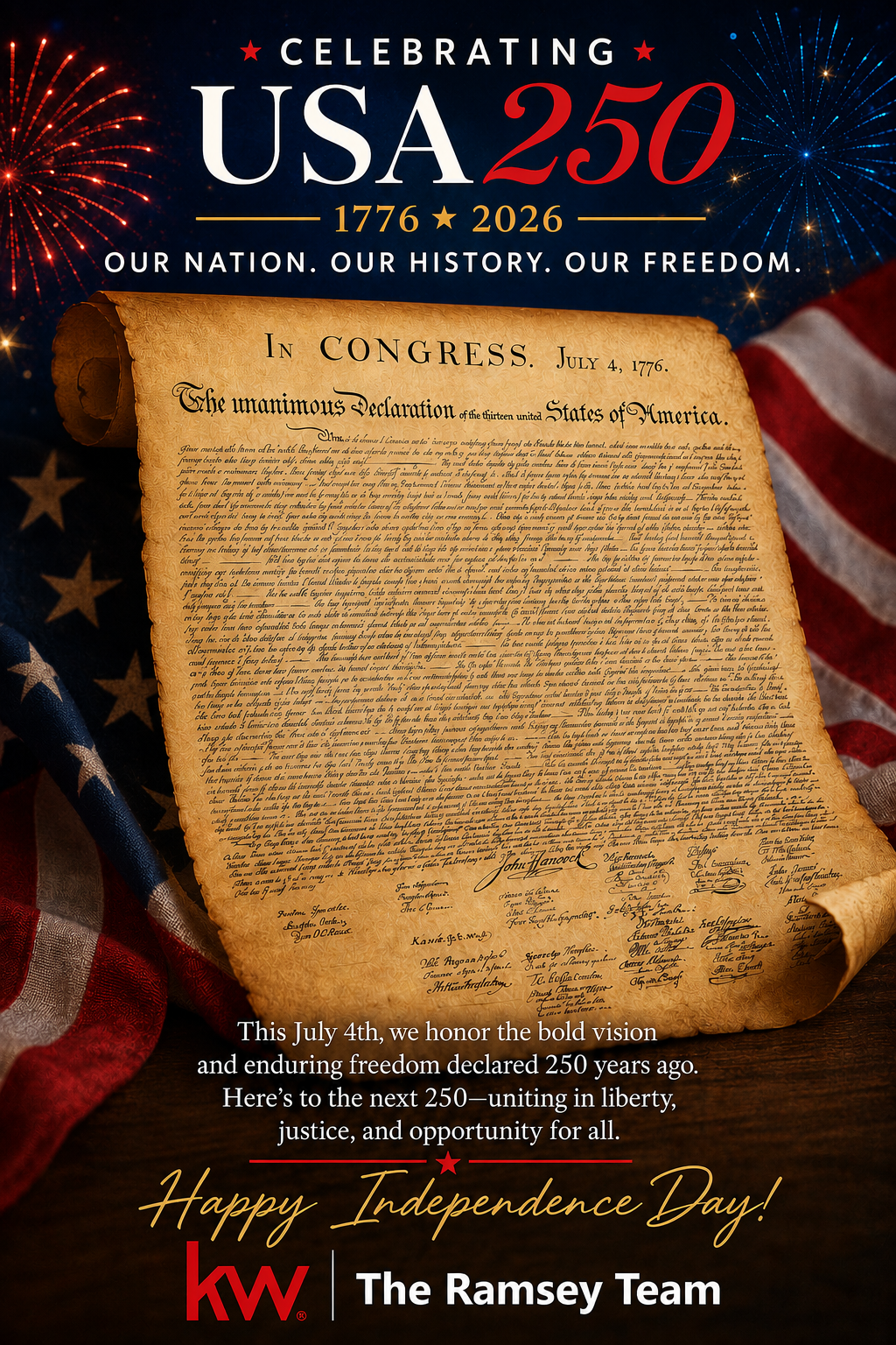 Happy 4th of July! header image.