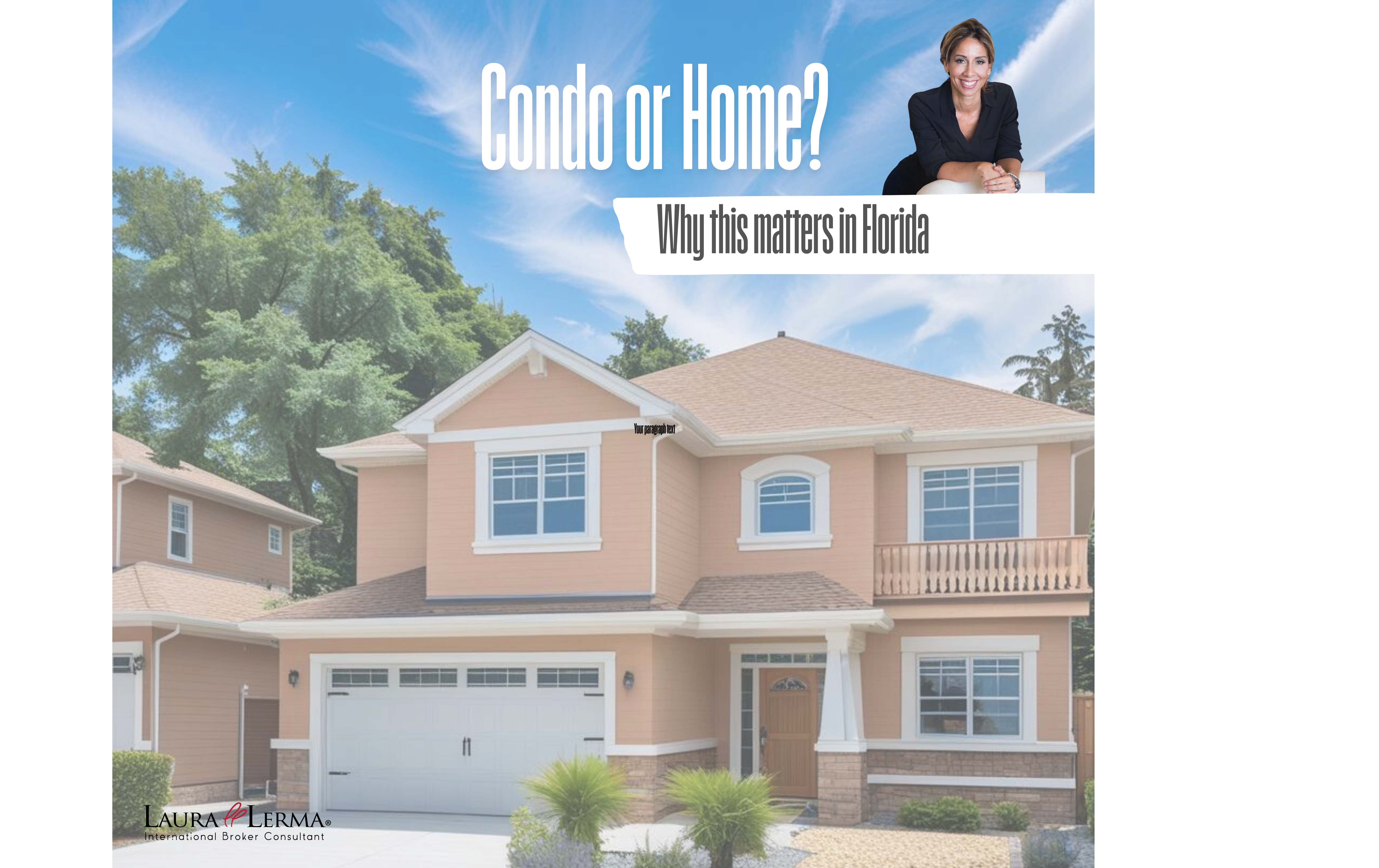 Downtown Orlando residential home exterior used in Florida real estate sale case study