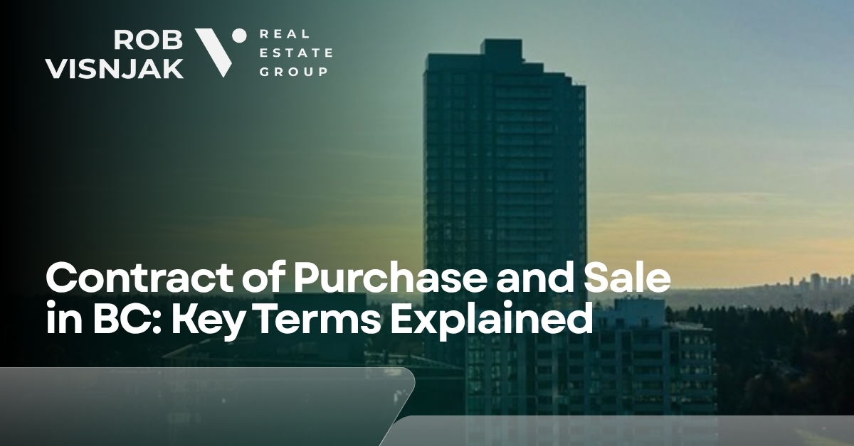 contract of purchase and sale bc