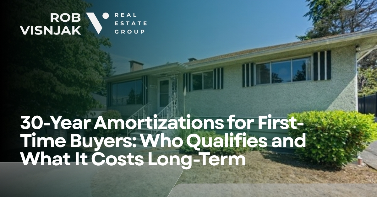 30 year amortization first time buyers