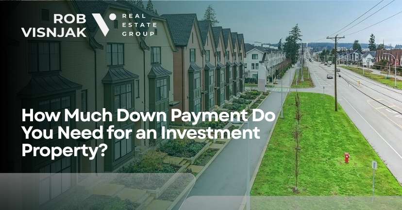 how much down payment for investment property