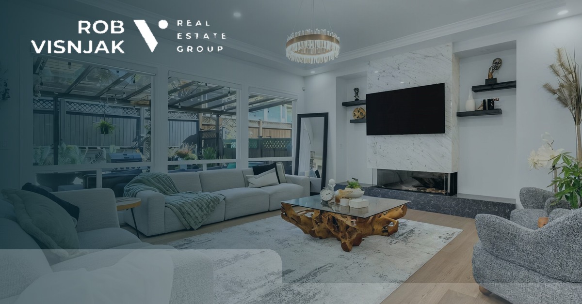 Bright open-plan living room in a newer Grandview Heights home