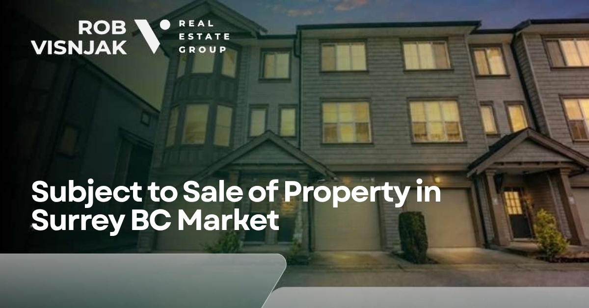 subject to sale of property