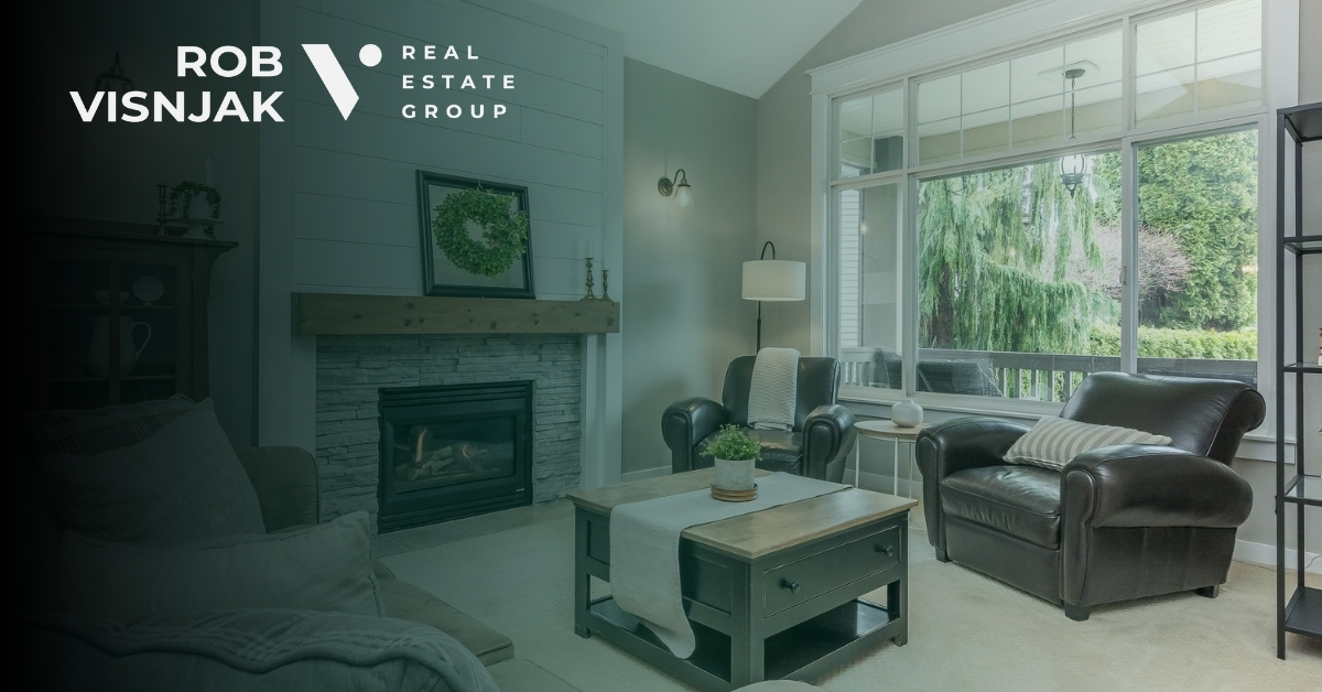 Living room interior, Rob Visnjak Real Estate Group