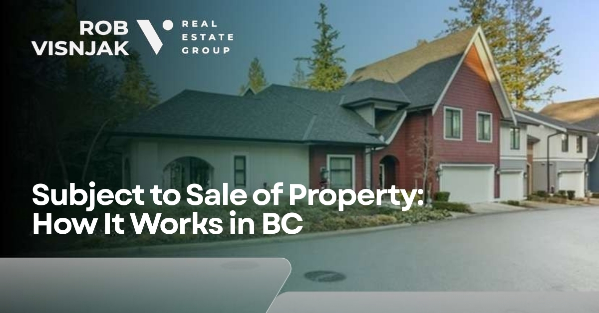 subject to sale of property