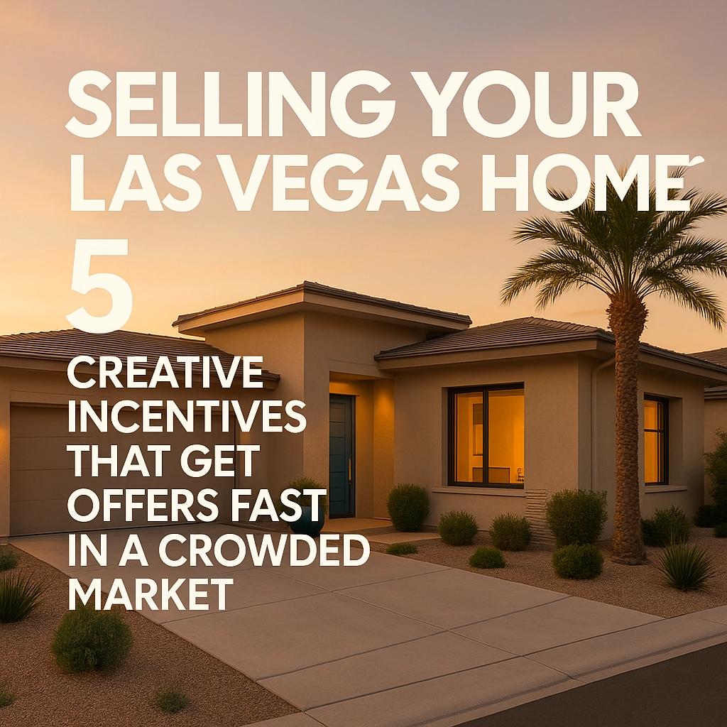 Selling Your Las Vegas Home? 5 Creative Incentives That Get Offers Fast in a Crowded Market header image.