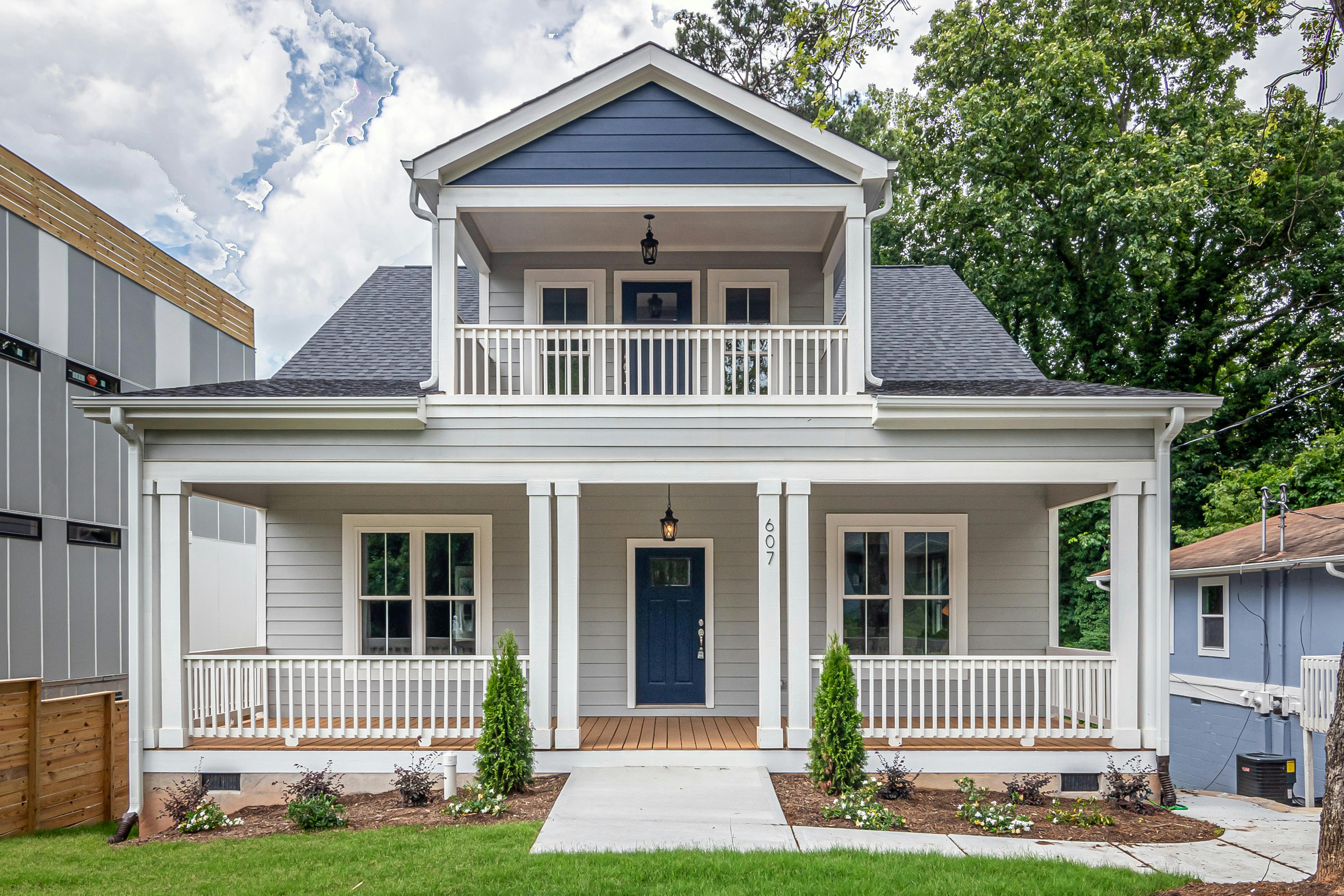 suburban new construction home