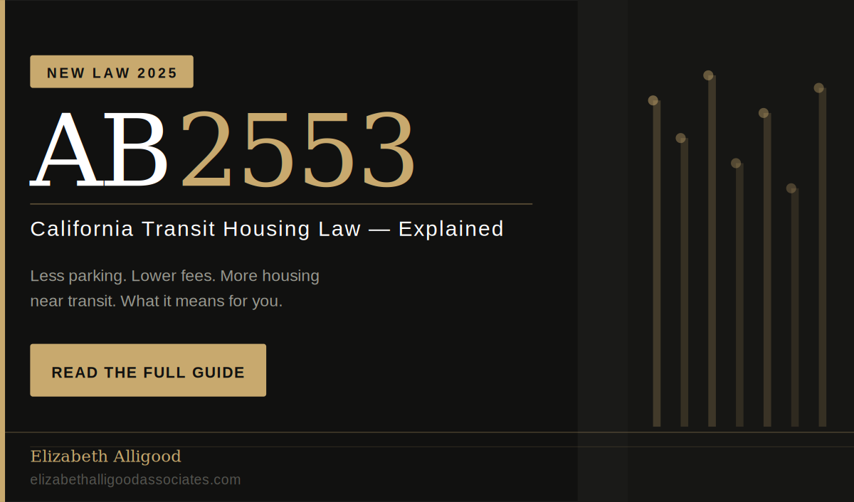 AB 2553 California Transit Housing Law Explained