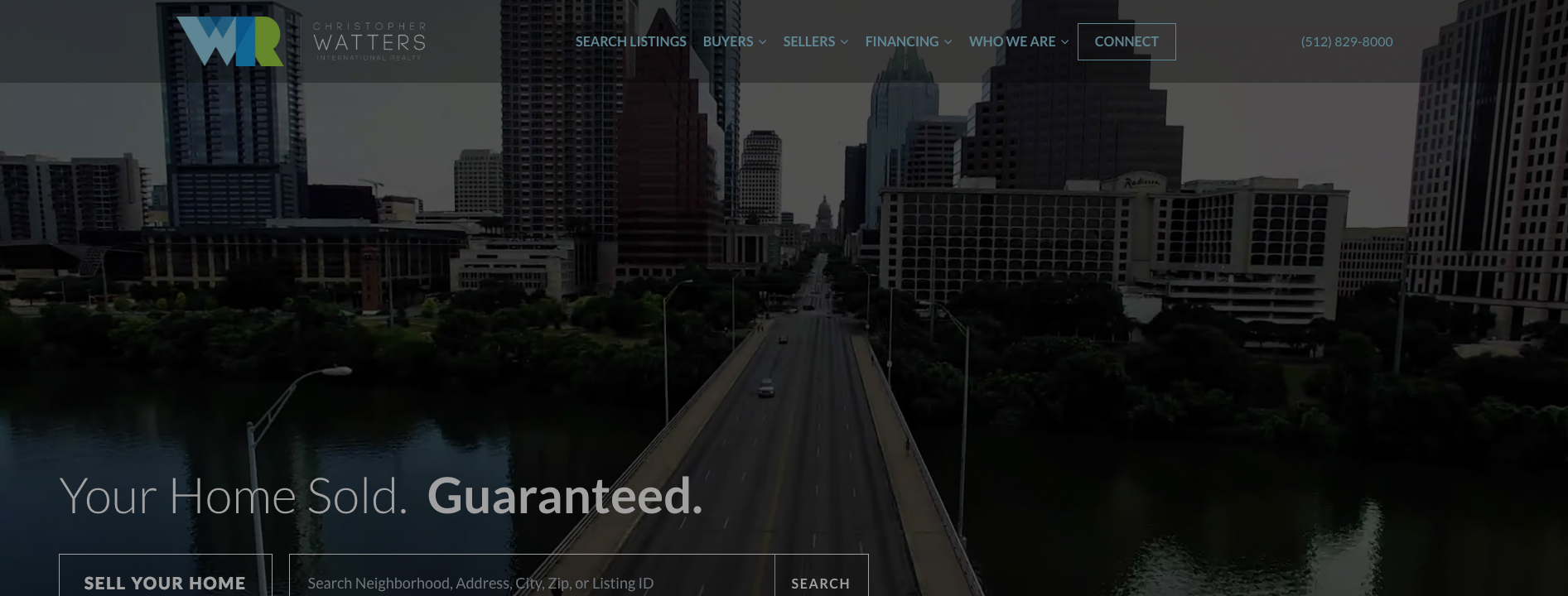 Case Study: christopherwatters.com header image.
