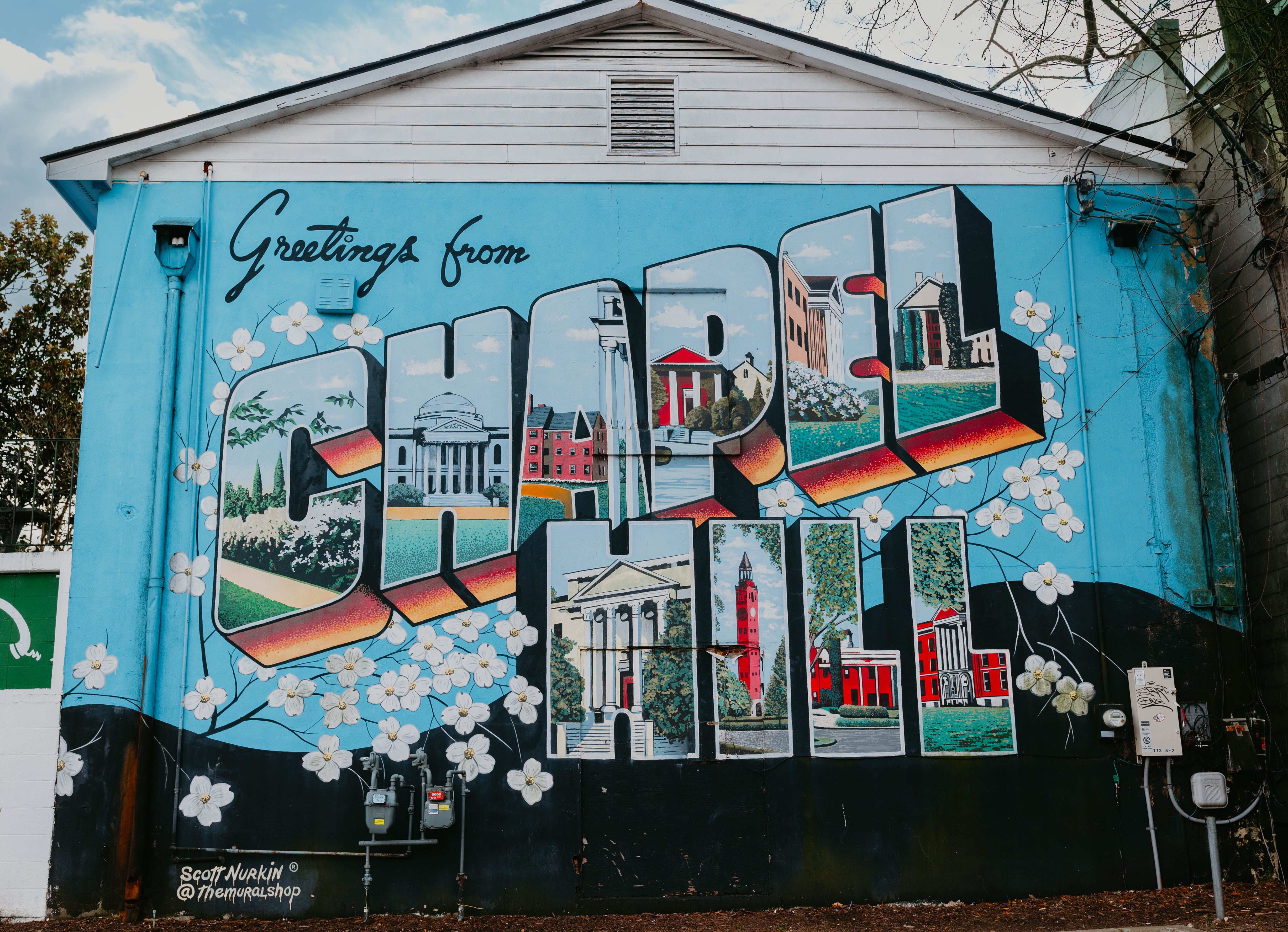 The Murals of Chapel Hill and Durham header image.