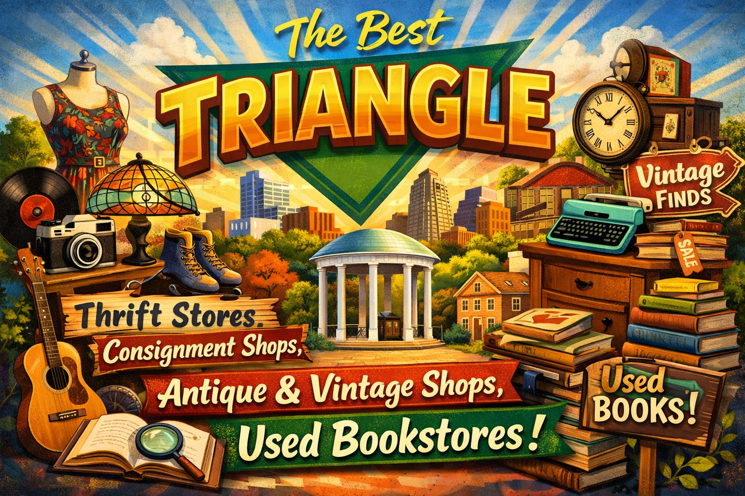 Thrift, Treasure & the Triangle: Why Second-Hand Shopping is Having Its Moment header image.