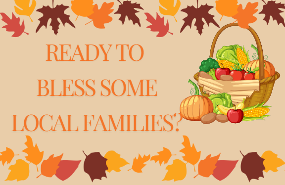 Join Our 3rd Annual Blessing Basket Mission: Making Thanksgiving Magic Happen! header image.