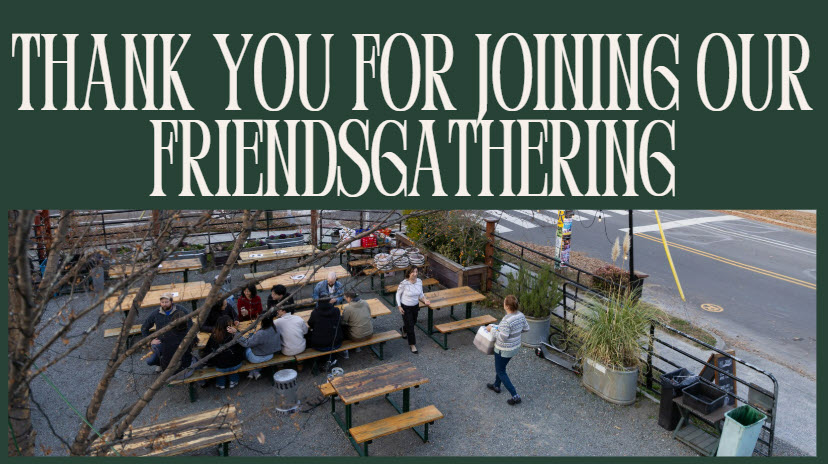 What a night at our Annual Friends-Giving! header image.