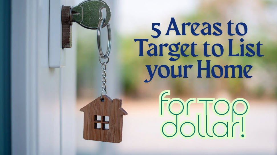 5 Top Areas to Focus on When Listing Your Home this Spring! header image.