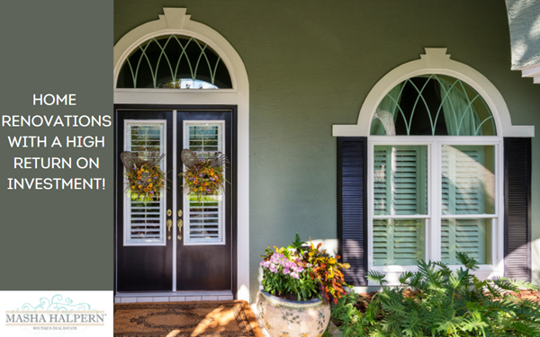 Home Renovations & Updates with the Highest Return on Your Investment! header image.