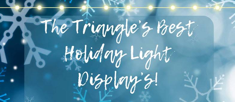 Your Ultimate Guide to Triangle Holiday Lights 2024 header image.