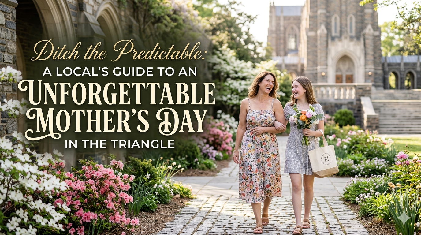 Ditch the Predictable: A Local's Guide to an Unforgettable Mother's Day in the Triangle header image.